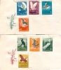 HUNGARY - 1959. Cover - Birds Cpl.Set - Cartes-maximum (CM)