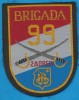 CROATIA, CROATIAN ARMY SLEEVE PATCH, COAT OF ARMS, 99. BRIGADA ZAGREB - Stoffabzeichen