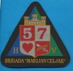 CROATIA, CROATIAN ARMY SLEEVE PATCH, COAT OF ARMS, 57. BRIGADA MARIJAN CELJAK - Escudos En Tela