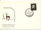 Poland Cover Kielce 9-10-1965 Stamp Exhibition Kielce 65 With Cachet - Brieven En Documenten