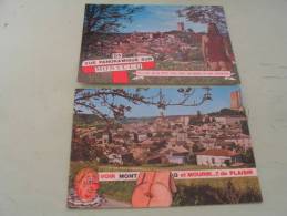 2 Cartes ....VUES GENERALES HUMOUR.. - Montcuq