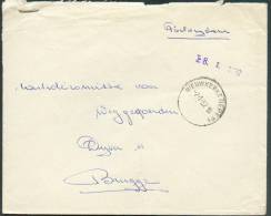 Lettre En Franchise De NIEUWKERKE (IEPER) Le 7-1-1952 Vers Brugge - 7953 - Altri & Non Classificati