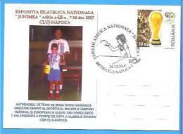 Table Tennis ROMANIA  Postcard 2007 - Table Tennis