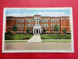 > OH - Ohio > Akron   West High School 1927 Cancel======    -ref 622 - Akron