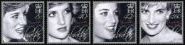 Gibraltar - 2007 - 10 Years Since Death Of Diana, Princess Of Wales - Mint Stamp Set - Gibraltar