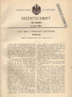 Original Patentschrift - Curt  Abel In Heidelberg - Neuenheim , 1901 , Briefumschlag !!! - Other & Unclassified