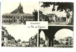 CPSM VIC-SUR-BIGORRE(65)24/06/54-multivues-14X9 Cm - Vic Sur Bigorre