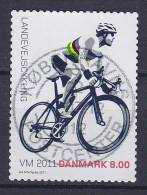 Denmark 2011 Mi. 1661   8.00 Kr VM Cykling World Championship Bicycling Deluxe Cancel !! - Oblitérés