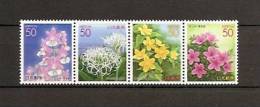 JAPAN NIPPON JAPON SEASONAL SPLENDORS IN TOKYO VI, TOKYO 2005 / MNH / 3815 - 3818 - Unused Stamps