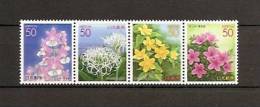 JAPAN NIPPON JAPON SEASONAL SPLENDORS IN TOKYO VI, TOKYO 2005 / MNH / 3815 - 3818 - Ungebraucht