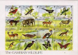 GAMBIE Faune La Vie Sauvage  Yvert N° 1149 1164**. Neuf Sans Charniere. MNH - Andere & Zonder Classificatie