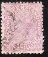 Australia 1882-83 Queensland Queen Victoria 1 Shilling Used - Gebruikt