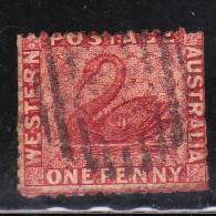 Western Australia 1861 Swan 1p Used - Used Stamps