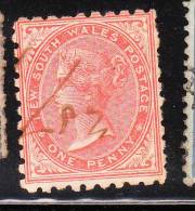 Australia New South Wales 1871-84 Queen Victoria Used Perf 10 - Usados