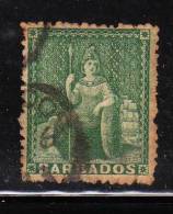 Barbados 1870 Britannia Used - Barbades (...-1966)