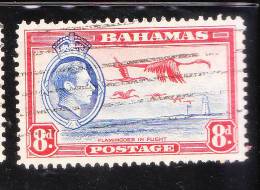 Bahamas 1938-46 KG Flamingos In Flight Used - 1859-1963 Colonia Britannica