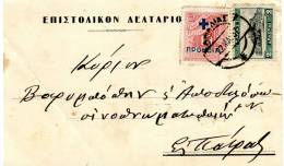 Greek Commercial Postal Stationery Posted From Amalias [22.5.1937 Type XV, Arr.23.5] To Distillers/Patras - Postwaardestukken