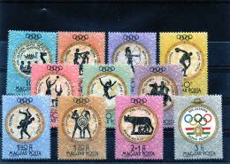 Hongrie 10 Valeurs ** (Jeux Olympique De Rome 1960 ) - Estate 1960: Roma