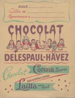 PR 83/  PROTEGE CAHIER-     CHOCOLAT LAITTA DELESPAUL -HAVEZ - Cocoa & Chocolat