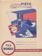 PR 87/  PROTEGE CAHIER-       PILE WONDER   LE BOITIER PIETO - Piles