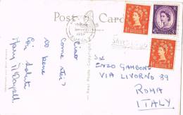 Postal HASTINGS (sussex) Gran Bretaña 1959. Vistas Fairlight - Lettres & Documents