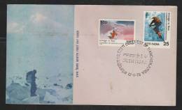 India 1978  CONQUEST OF KANCHENJUNGA  MOUNT EVEREST  CLIMBING FDC  # 39757  Indien Inde - Klimmen