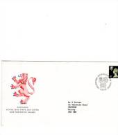 64379)lettera F.d.c. Inglese Con Un Valore + Annullo - 1981-1990 Dezimalausgaben