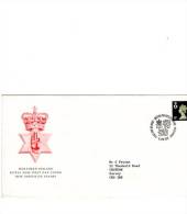 64380)lettera F.d.c. Inglese Con Un Valore + Annullo - 1981-1990 Em. Décimales