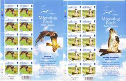 Alderney Postfris MNH Sheet Of 10 Migrating Birds - Alderney