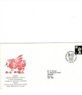 64392)lettera F.d.c. Inglese Con Un Valore + Annullo - 1981-1990 Em. Décimales