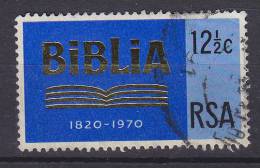 South Africa 1970 Mi. 389      12½ C Bibelgesellschaft - Used Stamps