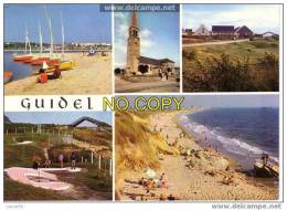 GUIDEL -  5 Vues :  La Côte De GUIDEL à Lorient, Le Bas POULDU En GUIDEL, Le Golf Miniature, La Plage - Guidel