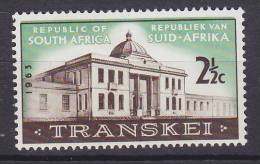 South Africa 1963 Mi. 338      2½ C Sitzung Der Transkei-Parlaments MNH** - Nuevos