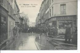 MEULAN - Rue Basse (Crue De Janvier 1910) - Meulan