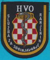 BOSNIA, CROATIAN FORCES SLEEVE PATCH, HVO, 3. SLUZBA ZA ZBRINJAVANJE RANJENIKA - Patches