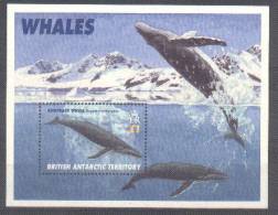 British Antartic Territory 1996 BF3. Whales. Ballenas. - Wale