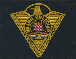 CROATIA, MILITARY POLICE SLEEVE PATCH, VOJNA POLICIJA - Escudos En Tela