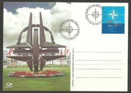 Estland Estonie Estonia FDC Sonderstempel Special Cancel Maxicard NATO 2004 - OTAN