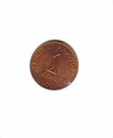 TRINIDAD & TOBAGO   1  CENTS  1970 (KM # 1) - Trindad & Tobago