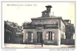 K 34 /  DEPT 95 CPA DEUIL LA BARRE - LA MAIRIE ANIME - Deuil La Barre