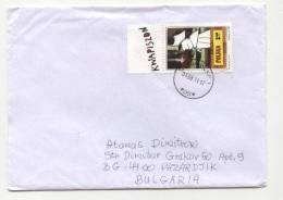 Mailed Cover (letter) With Stamp 2011 From Poland To Bulgaria - Briefe U. Dokumente