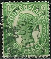 AUSTRALIA-QUEENSLAND..1897/07..Michel # 102..used. - Used Stamps