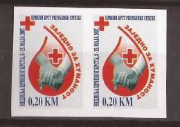 2007-20B BOSNIA REPUBLIKA SRSKA RED CROSS, BLOOD IMPERFORATE MNH - Erste Hilfe