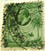 Gold Coast 1928 King George V And Christiansborg Castle 0.5d - Used - Gold Coast (...-1957)