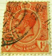 Gold Coast 1913 King George V 1d - Used - Costa D'Oro (...-1957)