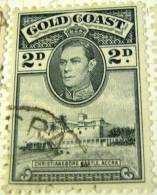 Gold Coast 1938 King George VI Christiansborg Castle Accra 2d - Used - Côte D'Or (...-1957)