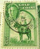 Gold Coast 1948 King George VI NT Mounted Constabulary 0.5d - Used - Gold Coast (...-1957)