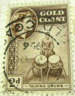 Gold Coast 1952 Queen Elizabeth II Talking Drums 2d - Used - Goldküste (...-1957)