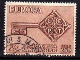 PIA - SAN  MARINO  - 1968 - Europa  -  (SAS  765) - Gebraucht