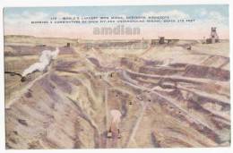 OPEN PIT - IRON MINES -MN - MINNESOTA 1940s Vintage Postcard  [c2716] - Other & Unclassified